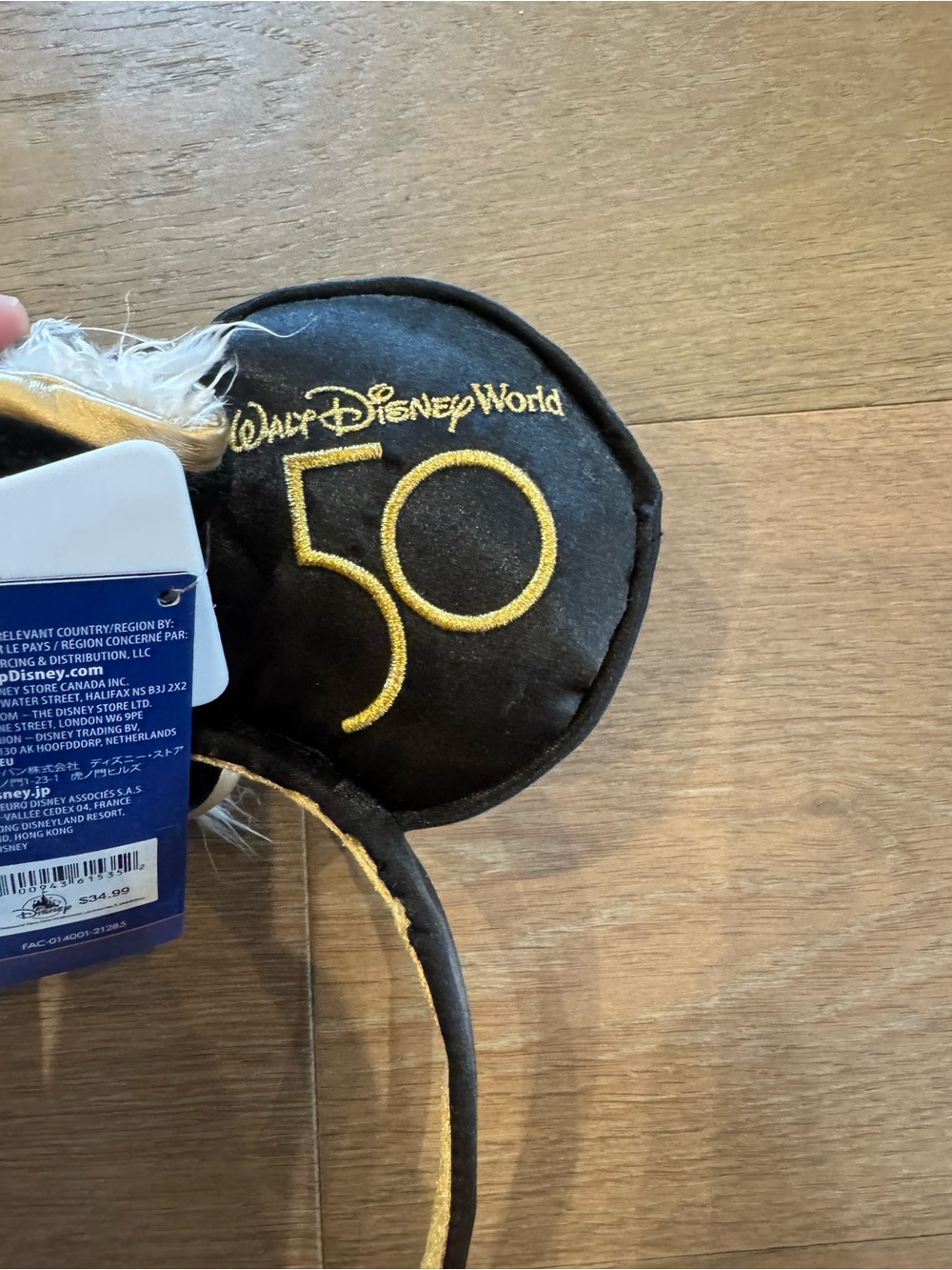 Disney Parks Mickey The Main Attraction Pirates of the Caribbean Ears Headband - Picture 4 of 5